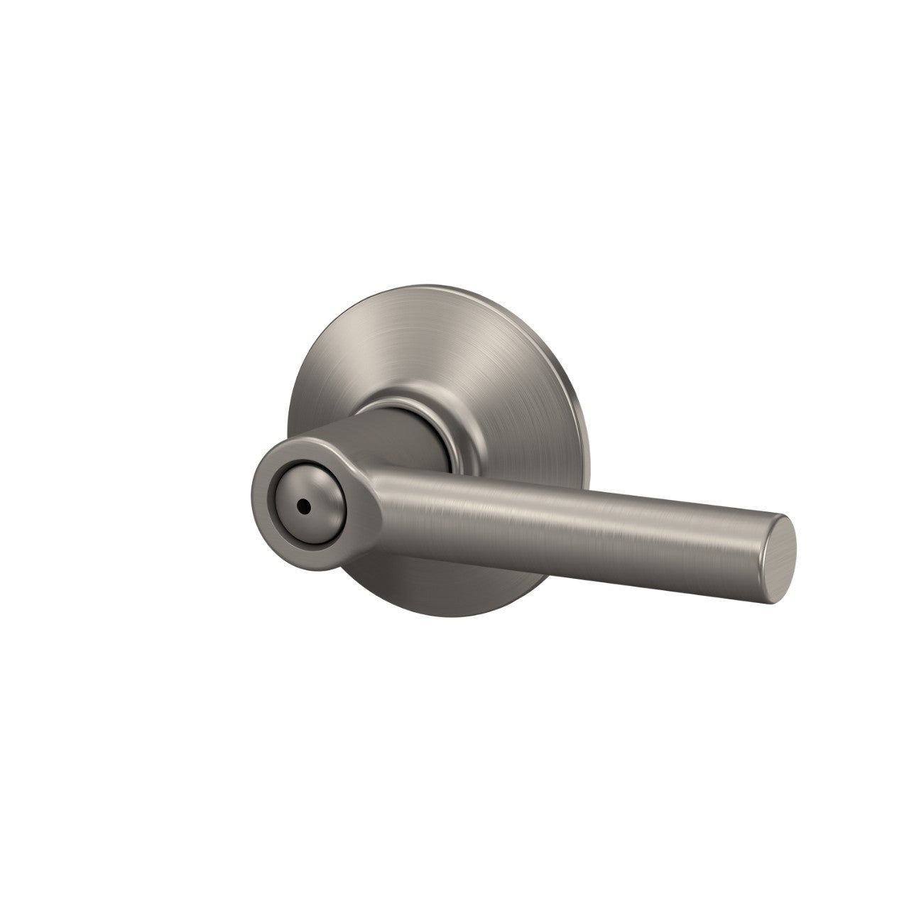 Schlage Broadway Matte Black Privacy Lever – Right or Left Handed
