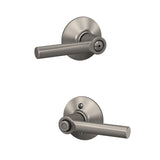 Schlage Broadway Matte Black Privacy Lever – Right or Left Handed