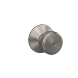 Schlage Bowery Privacy Bed/Bath Door Knob – Matte Black