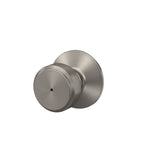Schlage Bowery Privacy Bed/Bath Door Knob – Matte Black