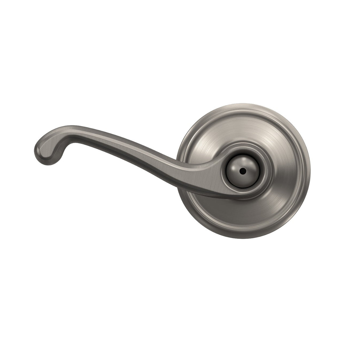 Schlage Flair Bright Brass Privacy Bed/Bath Door Lever