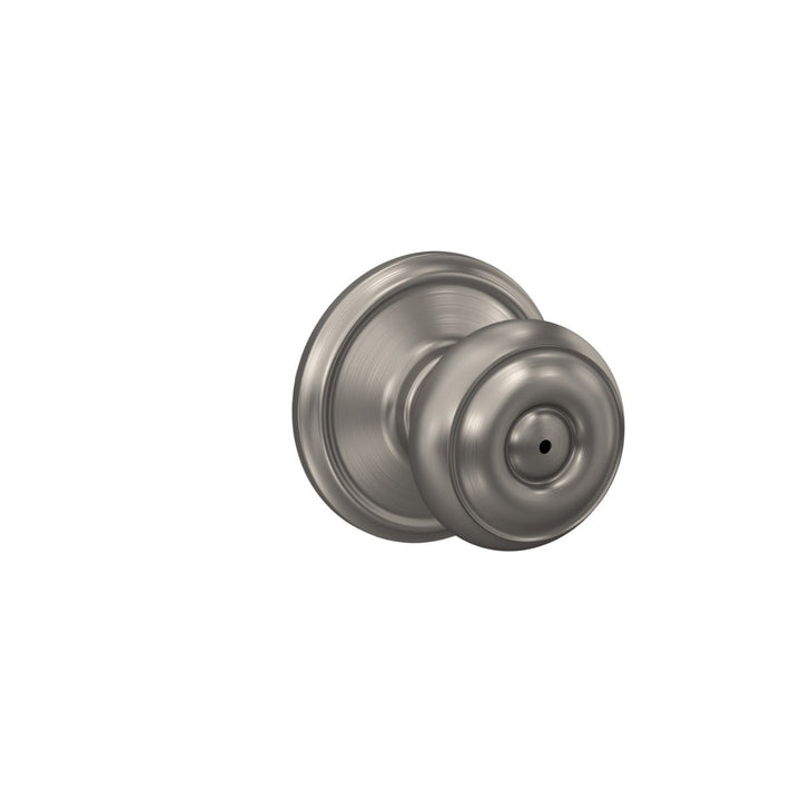 Schlage Georgian Matte Black Privacy Bed/Bath Door Knob