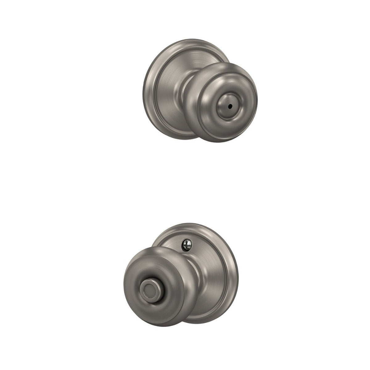 Schlage Georgian Aged Bronze Privacy Bed/Bath Door Knob