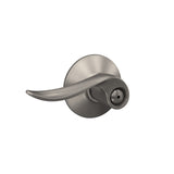 Schlage Sacramento Satin Nickel Privacy Bed/Bath Door Lever