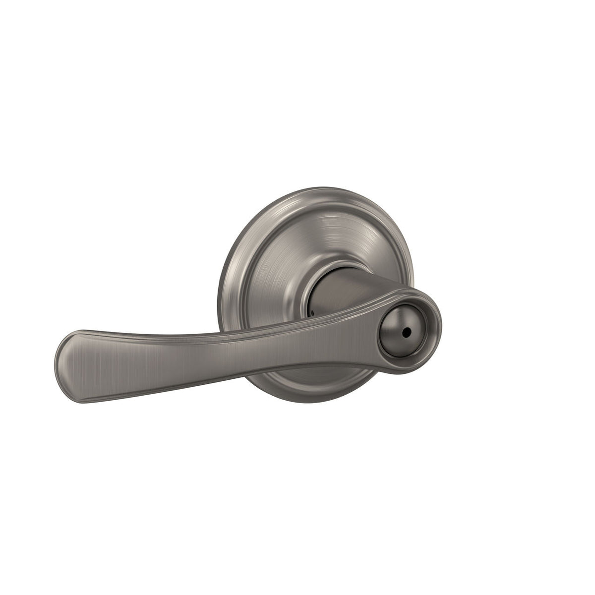 Schlage Avila Privacy Bed/Bath Door Lever, Satin Nickel