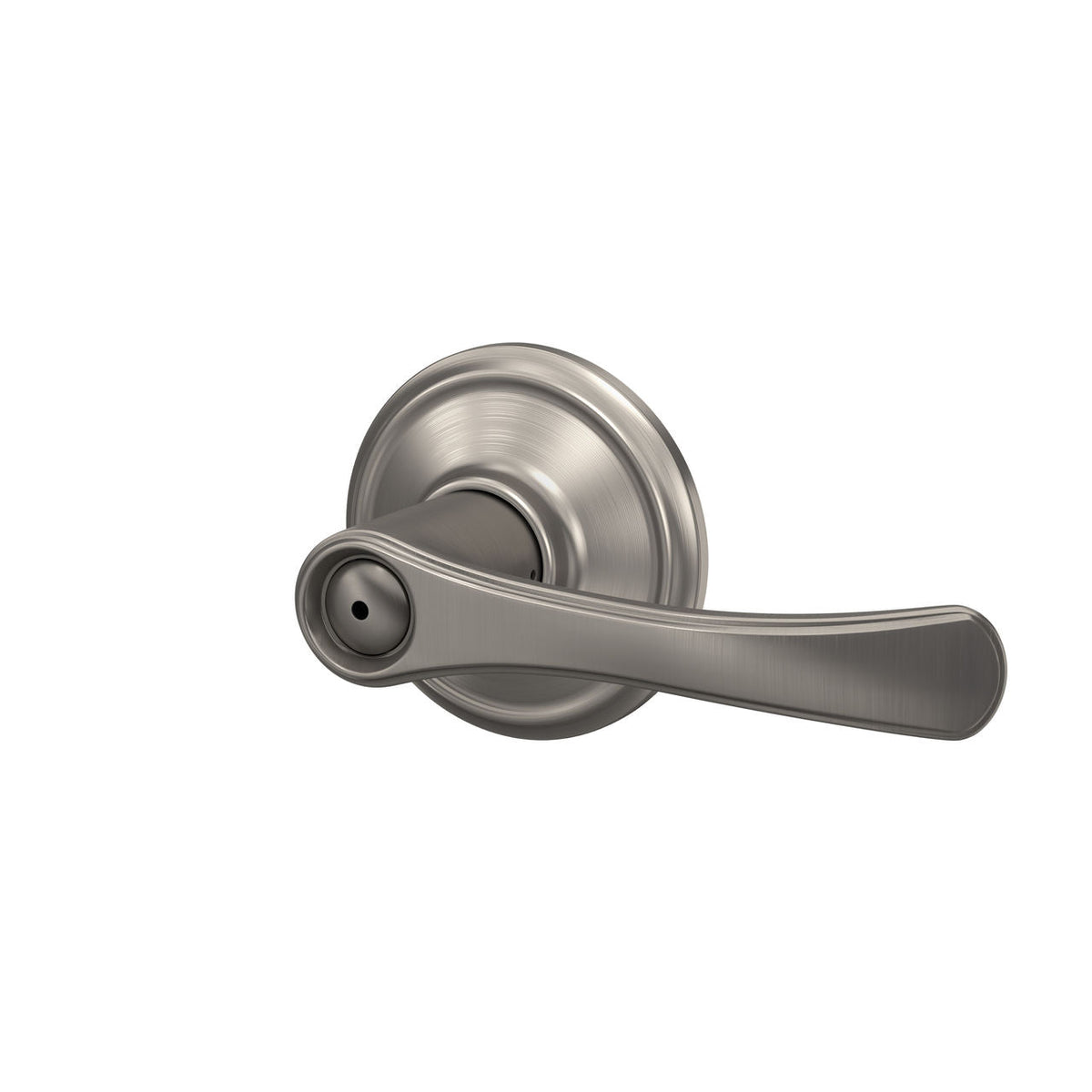 Schlage Avila Privacy Bed/Bath Door Lever, Satin Nickel