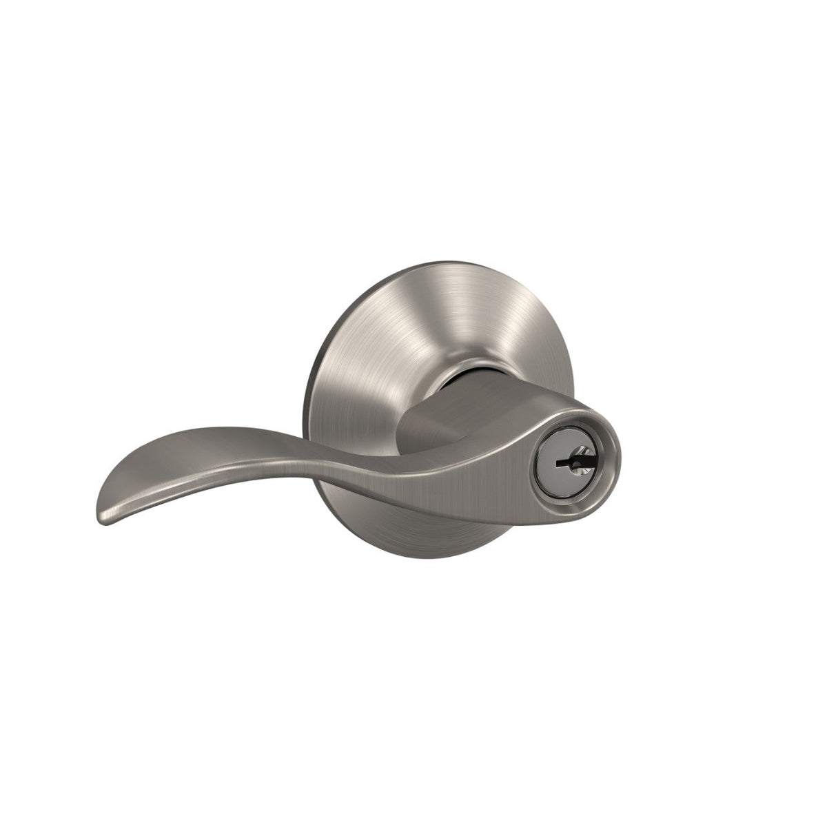 Schlage Accent Oil Rubbed Bronze Keyed Entry Lever, ANSI Grade 2, KA4, 1-3/4 in.