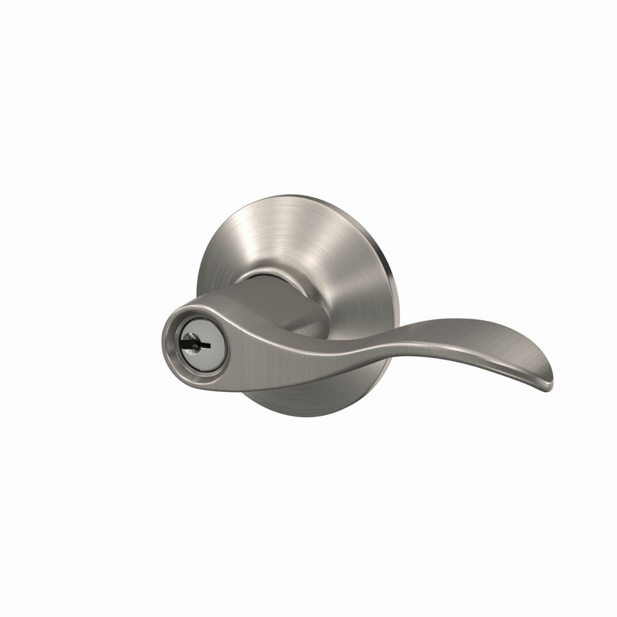 Schlage Accent Antique Brass Entry Lever, ANSI Grade 2, KA4, 1-3/4 in.