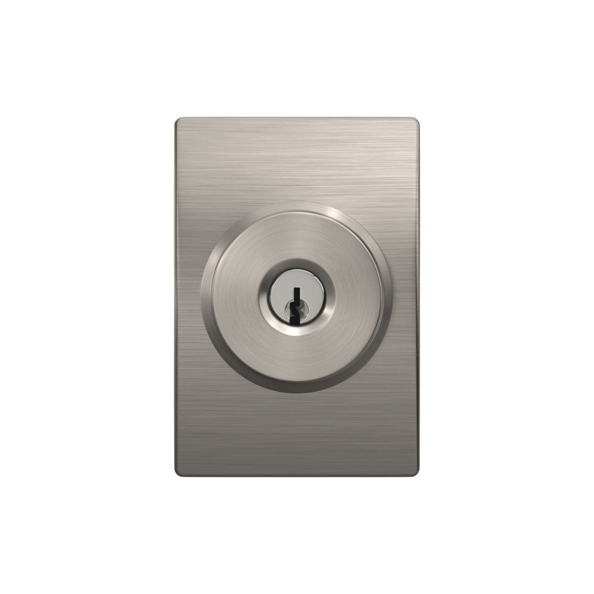 Schlage Custom Bowery Keyed Entry Door Knob with Century Trim – Matte Black
