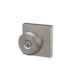 Schlage Custom Bowery Keyed Entry Door Knob with Collins Trim, Matte Black