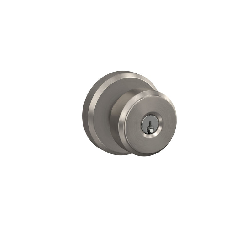 Schlage Bowery Matte Black Keyed Entry Door Knob