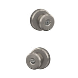 Schlage Bowery Matte Black Keyed Entry Door Knob