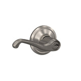Schlage Flair Keyed Entry Door Lever – Aged Bronze