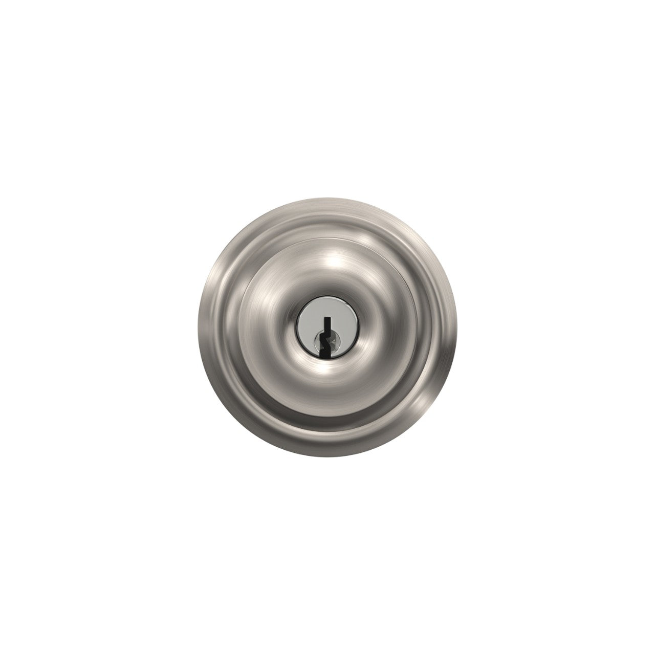 Schlage Georgian Bright Brass Entry Lockset, ANSI Grade 2, Fits 1-3/4 in Doors