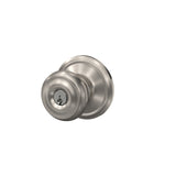 Schlage Georgian Keyed Entry Door Knob – Bright Brass