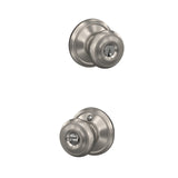 Schlage Georgian Series Aged Bronze Keyed Entry Door Knob/Handleset