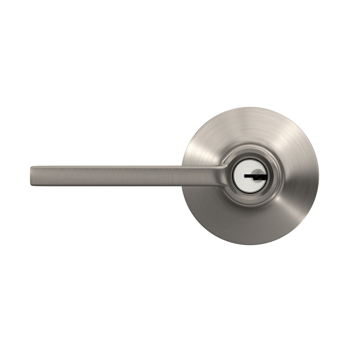 Schlage Latitude Aged Bronze Keyed Entry Door Lever