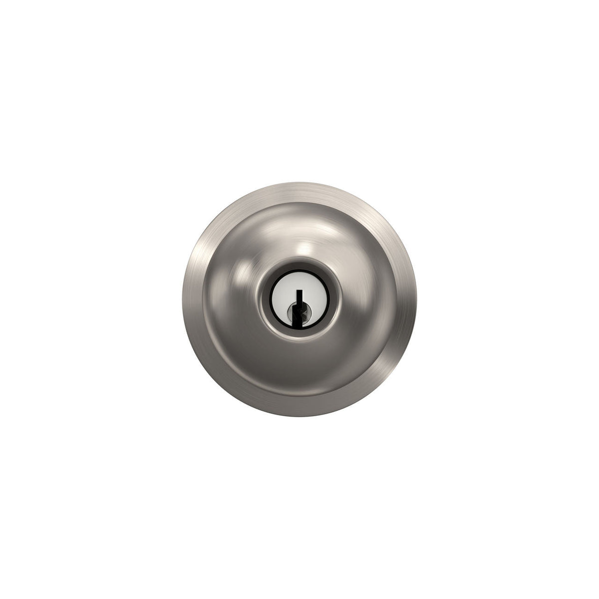 Schlage Orbit Satin Chrome Keyed Entry Knob Lockset, ANSI/BHMA Grade 2, Fits 1-3/8 in. to 1-3/4 in. Doors