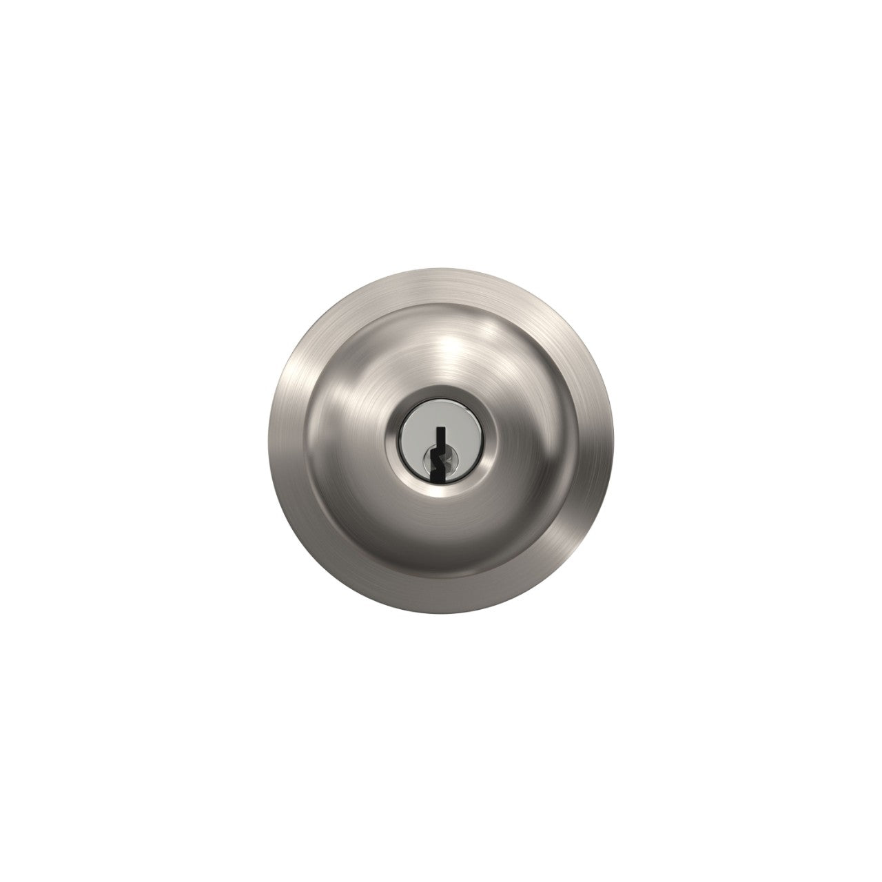 Schlage Plymouth Matte Black Keyed Entry Door Knob, ANSI/BHMA Grade 2, Fits 1-3/8 to 1-3/4 in. Doors