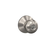 Schlage Plymouth Keyed Entry Door Knob – Matte Black