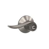 Schlage Sacramento Satin Nickel Keyed Entry Door Lever