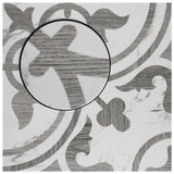 Llama Arte Loire Silver 9-3/4 in. x 9-3/4 in. Porcelain Floor and Wall Tile (10.88 sq. ft./Case)