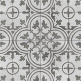 Llama Arte Loire Silver 9-3/4 in. x 9-3/4 in. Porcelain Floor and Wall Tile (10.88 sq. ft./Case)