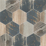 Merola Tile Gaugin Hex Catan Shadow 8-5/8 in. x 9-7/8 in. Porcelain Floor and Wall Tile (11.56 sq. ft. per case)