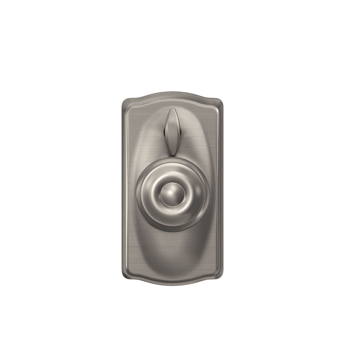 Schlage Camelot Satin Nickel Electronic Keypad Door Lock with Georgian Knob and Flex Lock