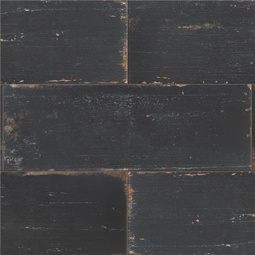 Merola Tile Retro Nero 8-1/4 in. x 23-1/2 in. Porcelain Floor and Wall Tile (11.12 sq. ft./Case)