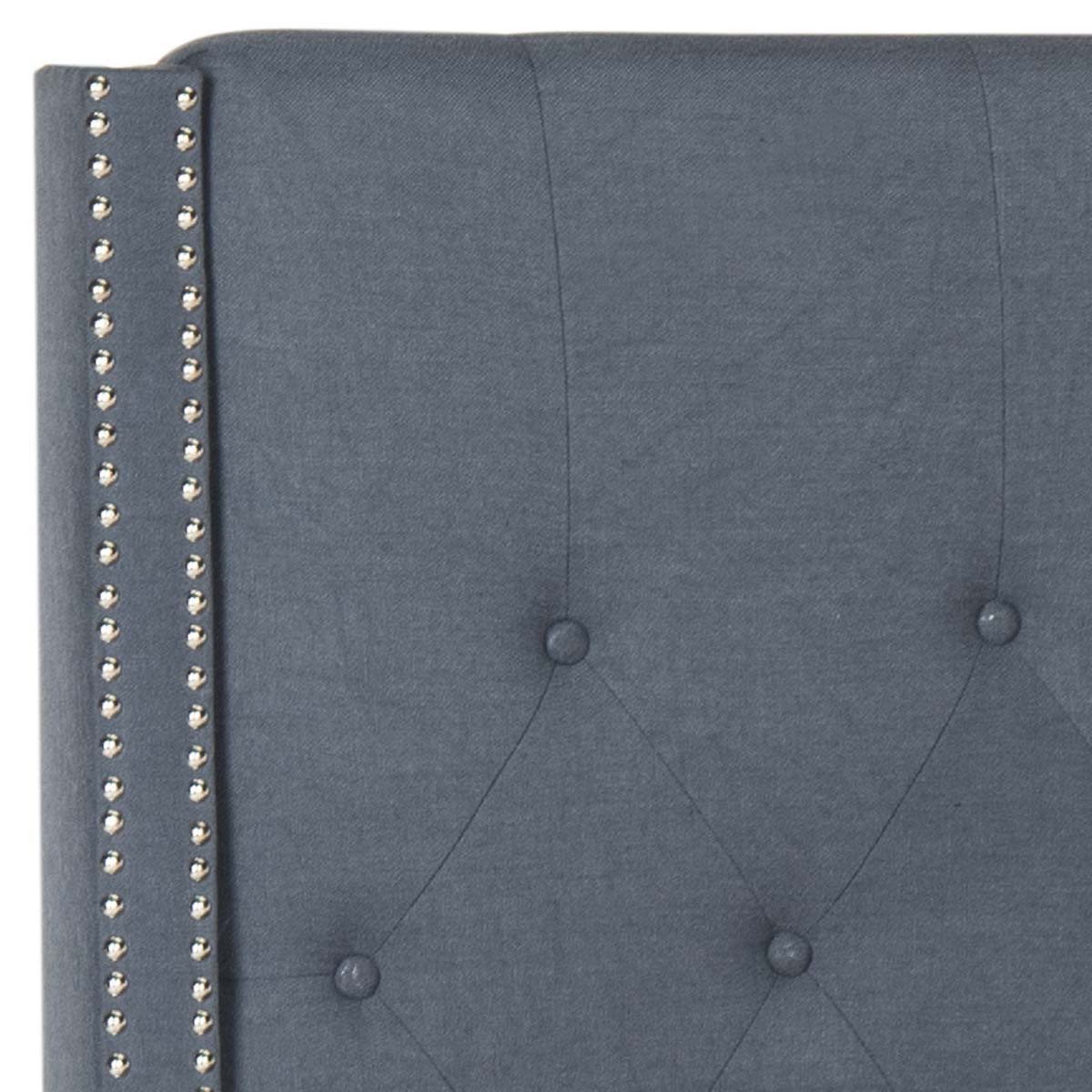 Safavieh Winslet Navy Full Upholstered Bed