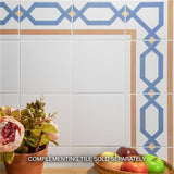 Merola Tile Revival White 7-3/4 in. x 7-3/4 in. Ceramic Floor and Wall Tile