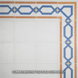 Merola Tile Revival White 7-3/4 in. x 7-3/4 in. Ceramic Floor and Wall Tile