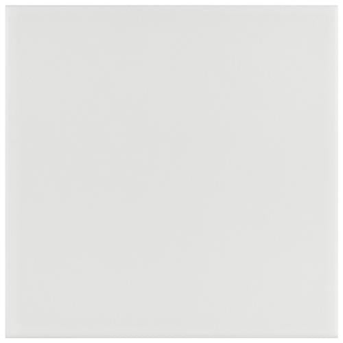 Merola Tile Revival White 7-3/4 in. x 7-3/4 in. Ceramic Floor and Wall Tile