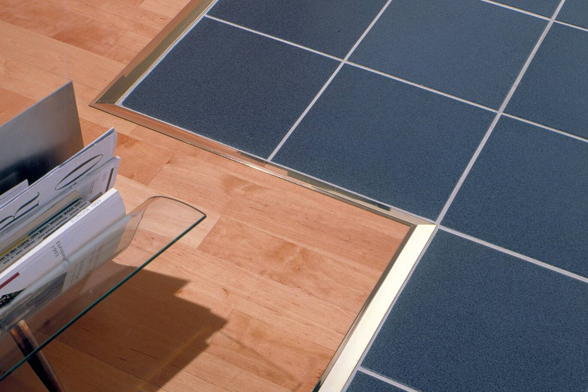 Schluter Systems RENO-U 0.375-in W x 98.5-in L Satin Nickel Anodized Aluminum Tile Edge Transition Trim