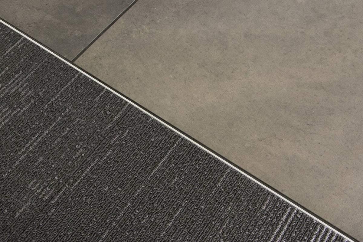 Schluter Systems SCHIENE 0.5-in W x 98.5-in L Satin Anodized Aluminum L-Angle Tile Edge Trim