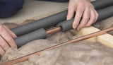 Tundra Pipe Wrap / Foam Pipe Insulation 1-1/8 in ID x 1/2 in Wall x 6 ft (PW118)