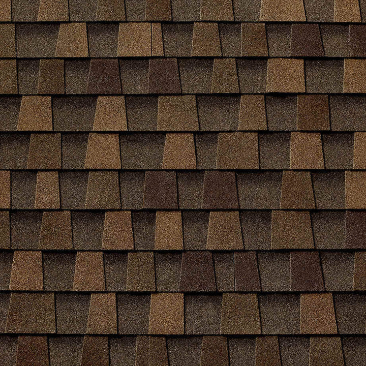 GAF Timberline HDZ StainGuard Bold Definition Shingles Chestnut Valley