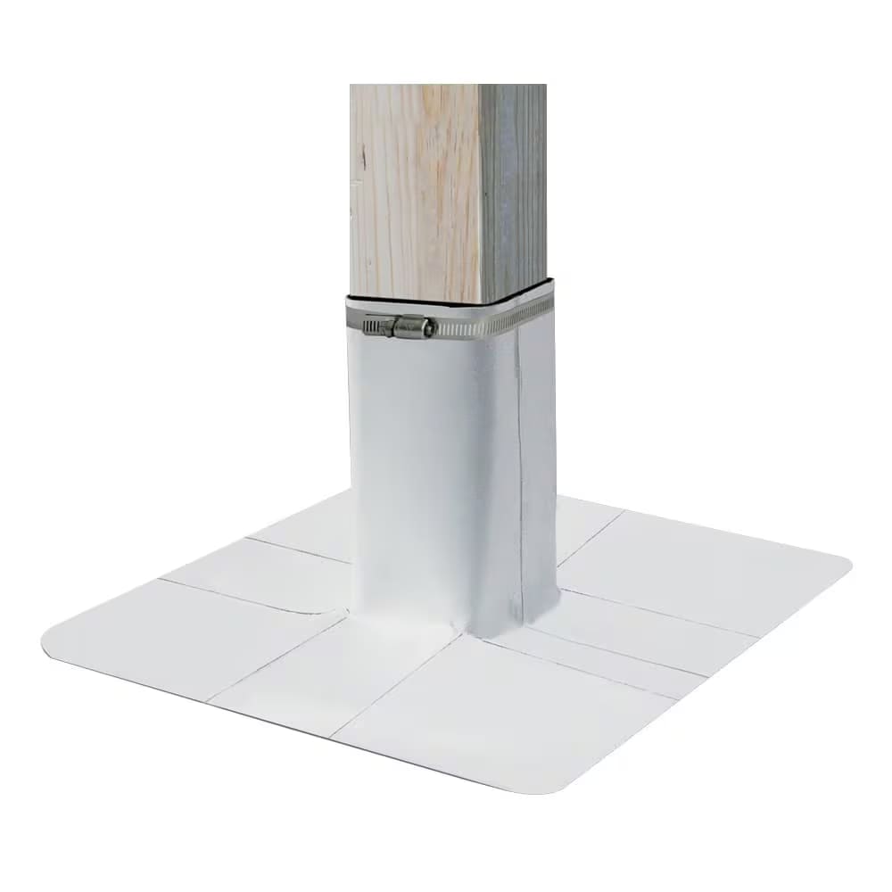 GAF EverGuard Square Tube Wraps White 4" x 4"