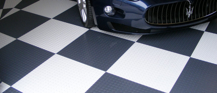 G-Floor RaceDay Levant Absolute White 24 in. x 24 in. Peel and Stick Polyvinyl Tile (40 sq. ft. per Case)