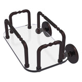 Allied Brass Skyline Wall Mounted Guest Towel Holder in Polished Chrome
