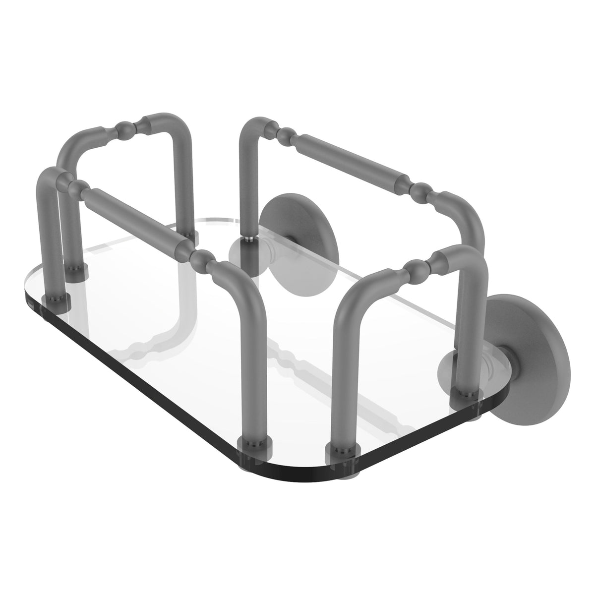 Allied Brass Skyline Wall Mounted Guest Towel Holder in Polished Chrome