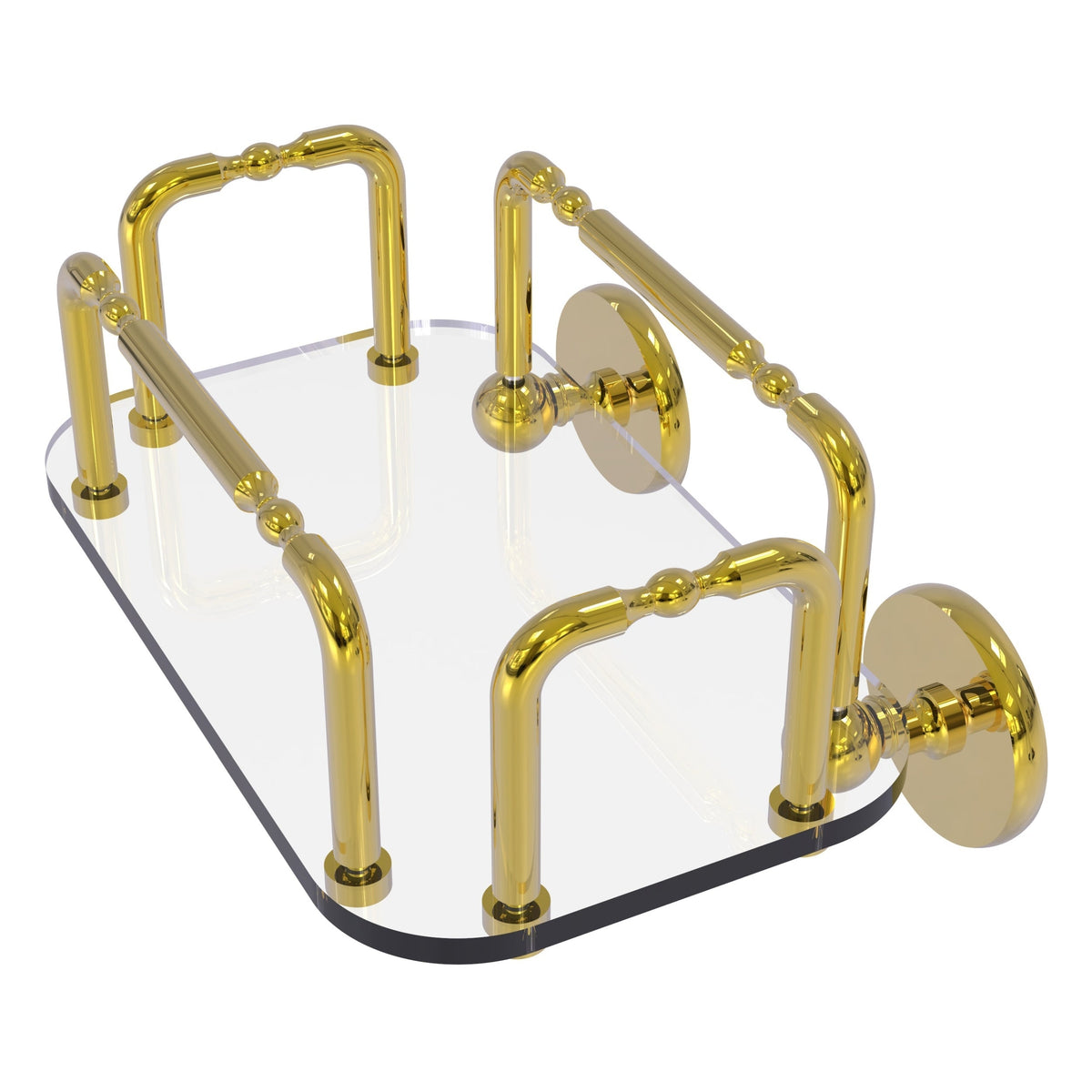 Allied Brass Skyline Wall Mounted Guest Towel Holder in Matte Black