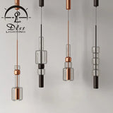 DLSS GU10 Modern Bead Style Pendant Light Chandelier for Bedroom