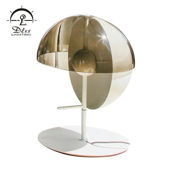 DLSS Lighting Glass Shade Art Lamp Bedside Decorative Table Lamp