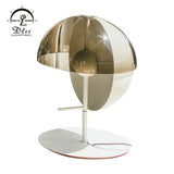 DLSS Lighting Glass Shade Art Lamp Bedside Decorative Table Lamp