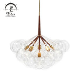 DLSS Lighting Globe Bubble Glass Chandelier Lamp for Hotel Restaurant with E27