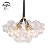DLSS Lighting Globe Bubble Glass Chandelier Lamp for Hotel Restaurant with E27