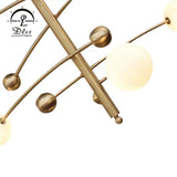 DLSS Lighting Gold Metal Modern Style Chandelier Lamp with G9 Pendant Lighting