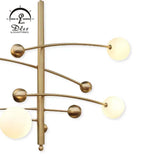 DLSS Lighting Gold Metal Modern Style Chandelier Lamp with G9 Pendant Lighting